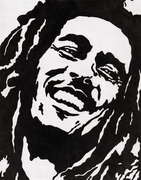 Bob Marley Stencil by MexicanDrunk on DeviantArt