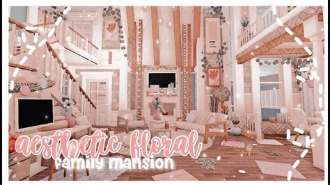 bloxburg | aesthetic floral mansion | cxvixella♡ | House decorating ...