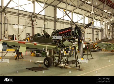 The Battle of Britain Memorial Flight at RAF Coningsby, Lincolnshire ...