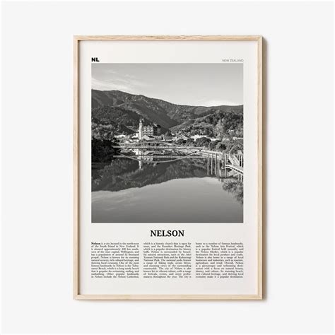 Nelson Print Black and White, Nelson Wall Art, Nelson Poster, Nelson ...