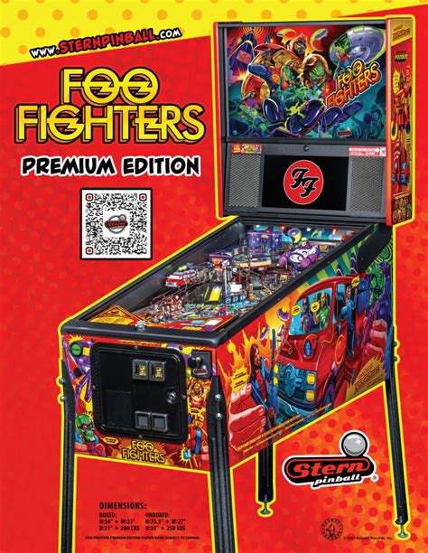 Foo Fighters Premium Pinball For Sale