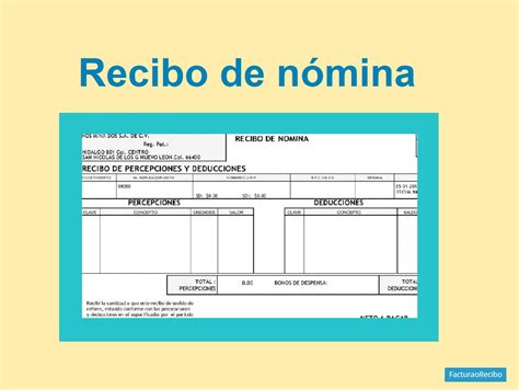 Formato De Recibo De Nomina Word Modelo De Recibo De Pago De Nomina ...