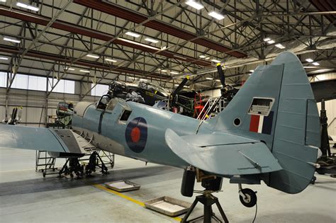 Battle Of Britain Memorial Flight RAF Coningsby Hangar Tour - Aircraft ...