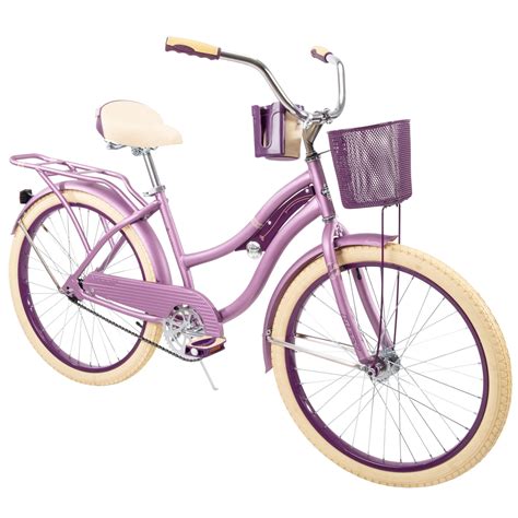 Huffy 24" Nel Lusso Girls' Cruiser Bike, Purple Satin - Walmart.com