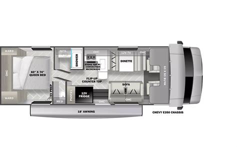 Forester Class C Motorhome Floor Plans – Two Birds Home