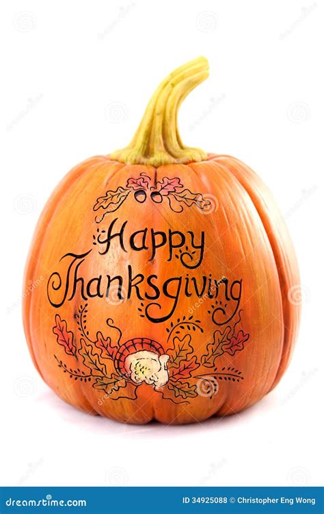 Thanksgiving Pumpkin Royalty Free Stock Photos - Image: 34925088