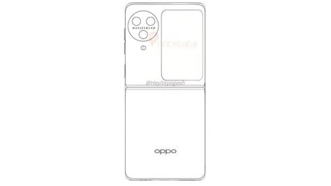 Another leak shows the Oppo Find N3 Flip with a triple camera layout ...