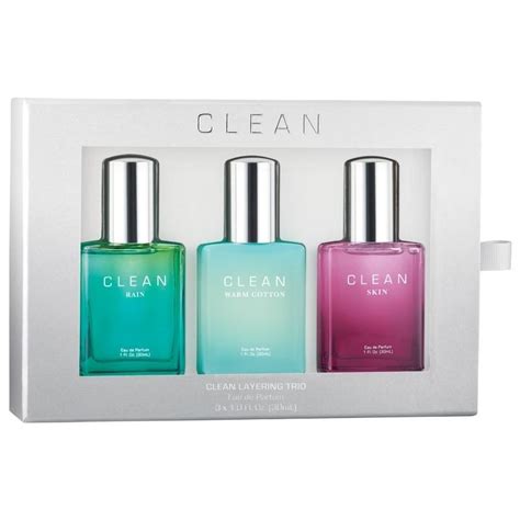 Clean Perfume Clean Layering Trio 3 x 30 ml (Limited Edition)