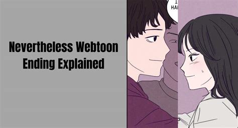 Nevertheless Webtoon Ending Explained