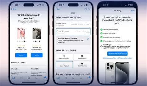 How to pre-order the iPhone 15 series