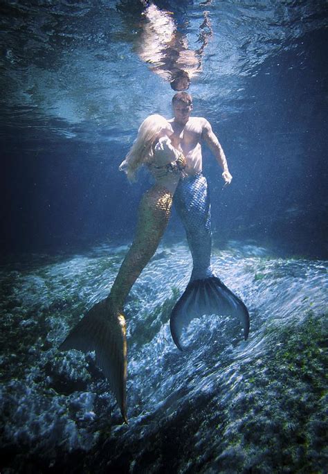 Mermaid and Merman by Steve Williams | Mermaid photography, Beautiful ...