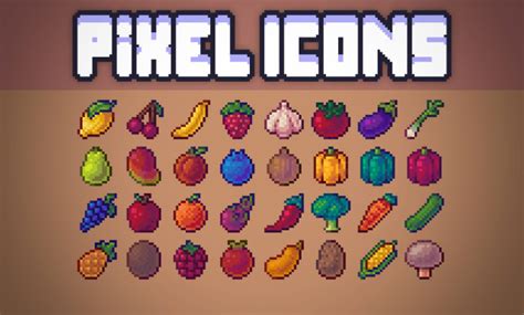 Draw 16x16 pixel art icons by Nagupz | Fiverr