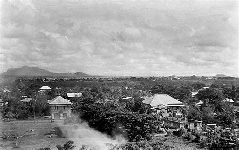 Batangas Town with Mt. Makulot in the Distance, c. 1945 - Batangas ...