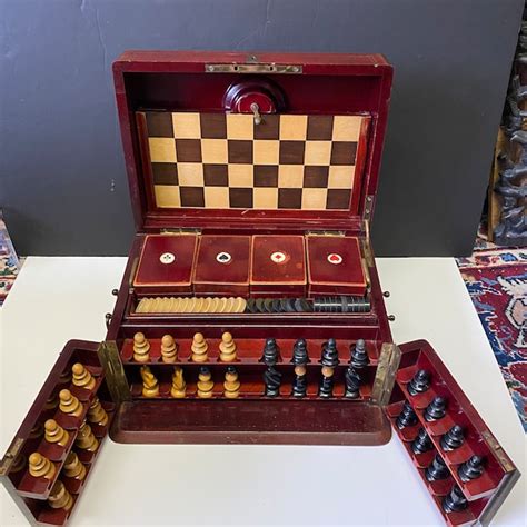 Antique Chess Set - Etsy