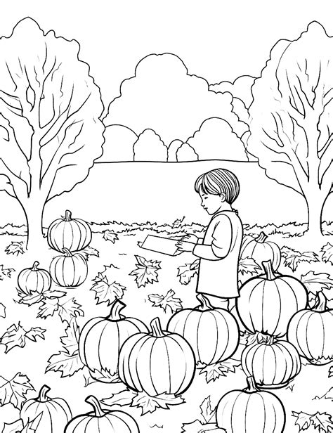 25 Fall Coloring Pages: Free Fun Sheets