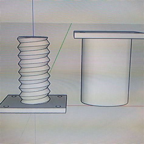 STL file Adjustable foot・Model to download and 3D print・Cults