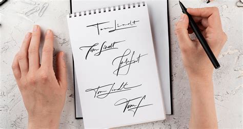 How To Make A Handwritten Signature | Artlogo