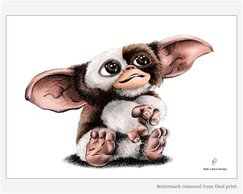 Gremlins Gizmo Drawing