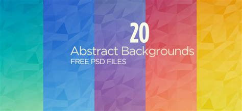 20 Free PSD Abstract Backgrounds for Breathtaking Designs