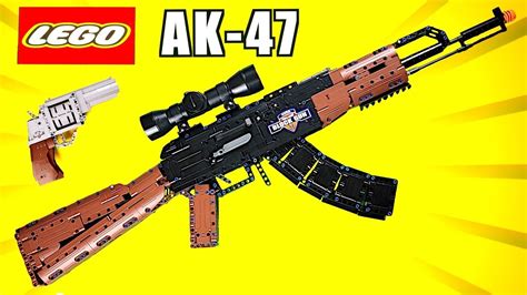 LEGO AK 47 Assault Rifle Blaster and MORE! - YouTube