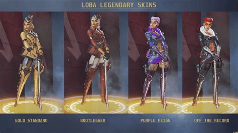 LOBA LEGENDARY SKINS. Which one do you think is the best? : r/apexlegends