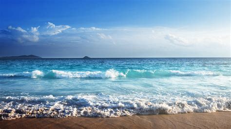 featured, Fresh, And, Beautiful, Blue, Sea, Waves, Blue Wallpapers HD ...