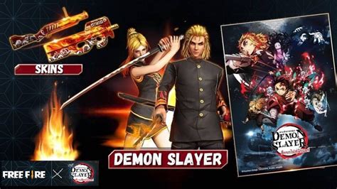 Garena Free Fire Thailand Announces Collaboration With Demon Slayers