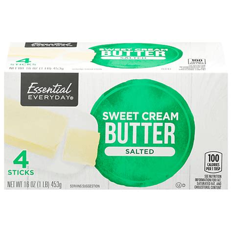 Essential Everyday Sweet Cream Salted Butter | Salted Butter ...