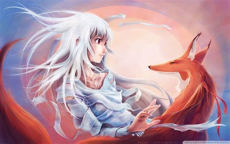 Anime Fox Desktop Wallpapers - Top Free Anime Fox Desktop Backgrounds ...