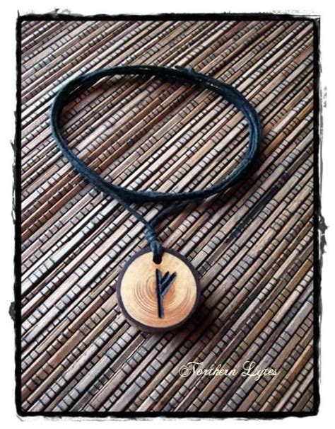 SALE Fehu Rune Pendant Attract Wealth Abundance by NorthernLytes