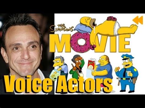 "The Simpsons Movie" Voice Actors and Characters - YouTube