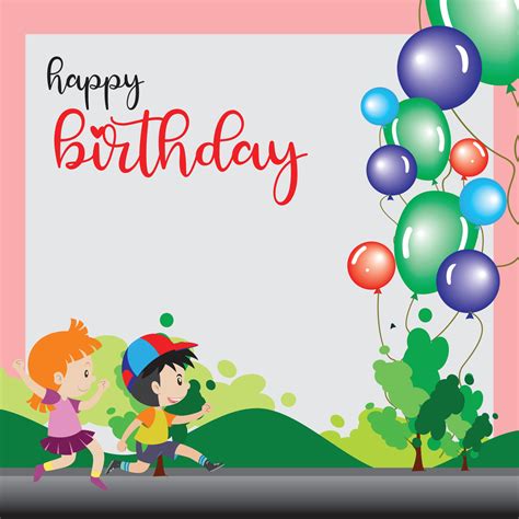 Happy birthday greeting cards invitations with blank space area and ...