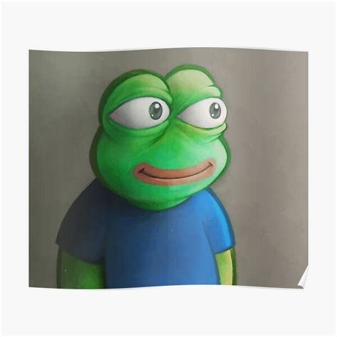 Smug Pepe Posters | Redbubble