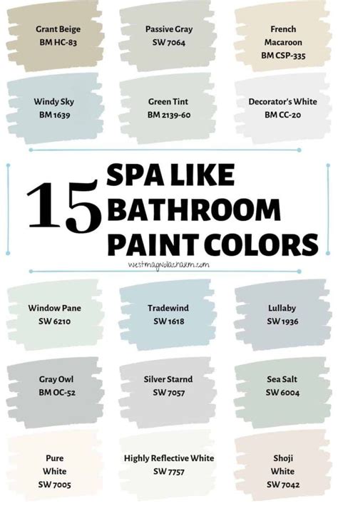 Relaxing Bathroom Paint Colors | Home Design Ideas