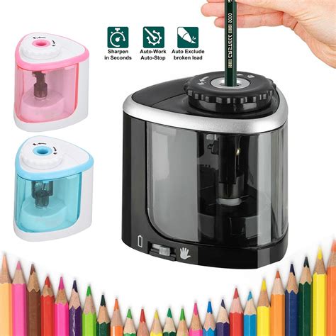 Buy EEEkit Electric Pencil Sharpener Battery Powered Operated Online at ...