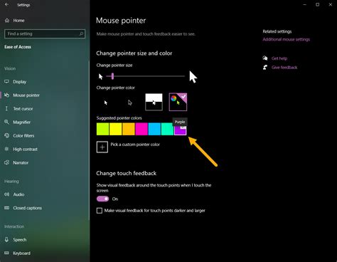 How to change cursor color windows 10 - leqwerlarge