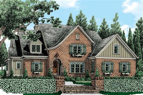 Tudor Home Plan with 4 or 5 Bedrooms - 710180BTZ | Architectural ...