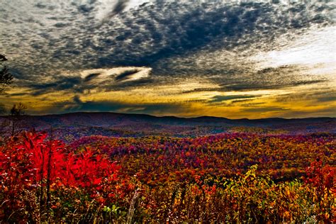 WV Fall Foliage Mountain Sunrise | Mountain Views| Free Nature Pictures ...