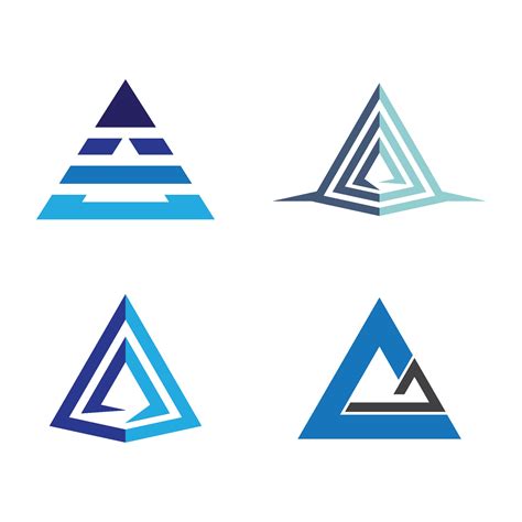 Pyramid logo images illustration 2213435 Vector Art at Vecteezy