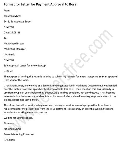 Approval Letter to Boss for Vacation Leave | Sample Letter