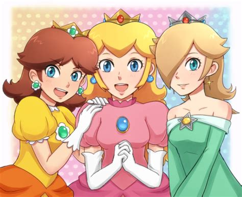 Imagen - Daisy,Peach and Rosalina.png | Mario Fanon Wiki | FANDOM ...