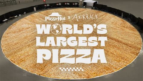 Pizza Hut Makes World's Largest Pizza Featuring The Big New Yorker ...