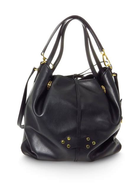 Lyst - Miu Miu Large Vitello Soft Bucket Bag in Black