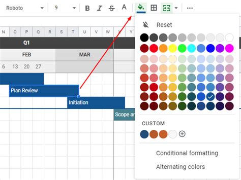 Divine How To Build A Timeline In Google Sheets Software Project Template