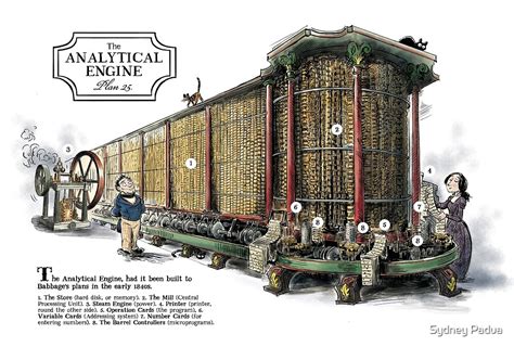 "Babbage's Analytical Engine" by Sydney Padua | Redbubble