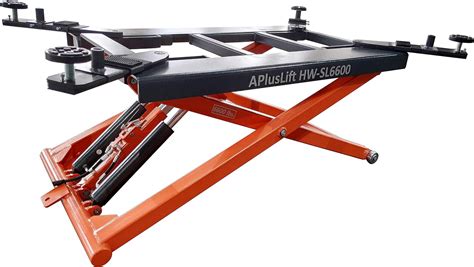 Amazon.com: APlusLift HW-SL6600X Mid Rise 6,600LB Auto Scissor Lift ...