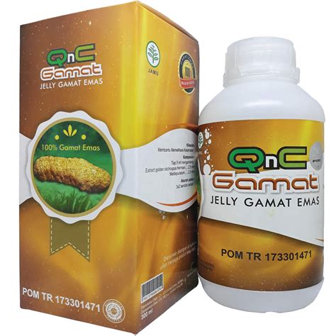 QnC Jelly Gamat 300ml Ekstrak Teripang Emas Terbaik - Mimin Herbal