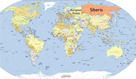 Where Is Siberia On The World Map - CYNDIIMENNA