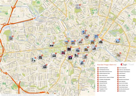 Berlin Printable Tourist Map | Sygic Travel