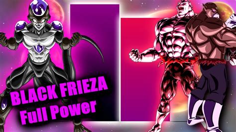 Black Frieza VS Jiren & Toppo - Power Levels - YouTube